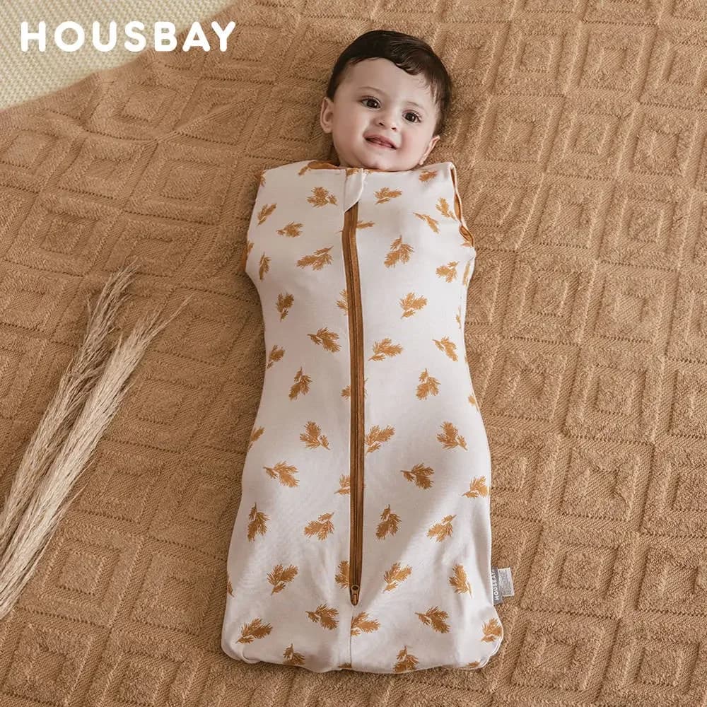 Baby-Schlafsack für Neugeborene, ärmellos, Schlafsack, Sommer, dünn, 100 % Baumwolle, weich, 2-Wege-Reißverschluss, Wickeltasche