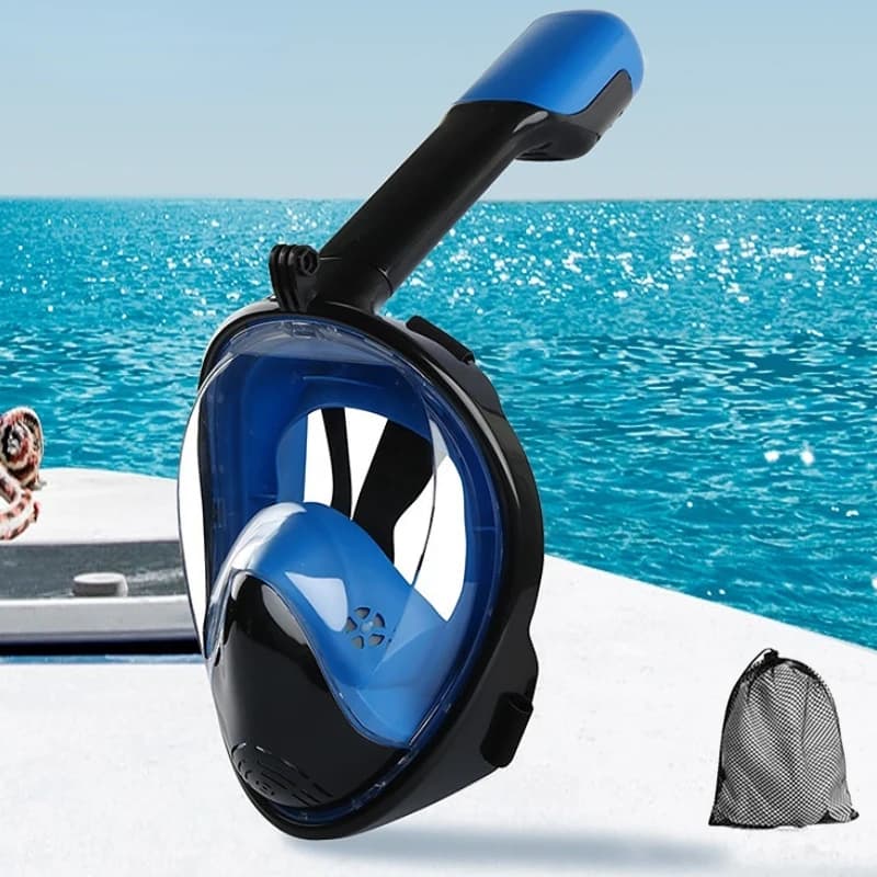 Unterwasser-Tauchmaske gegen Nebel, Vollgesichts-Tauchmaske, Schnorcheln, Atemschutzmasken, sichere wasserdichte Schwimmausrüstung für Erwachsene