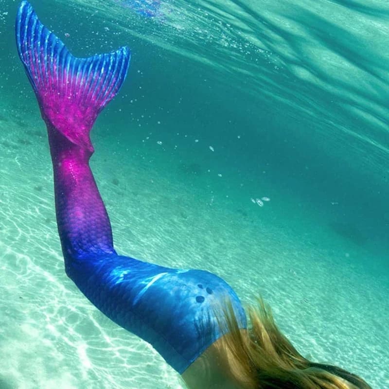 NEUE Sommer Kinder Schwimmen Meerjungfrau Schwänze Badeanzug Für Mädchen Badeanzug Strand Schwimmbare Meerjungfrau Kostüm Bademode Halloween
