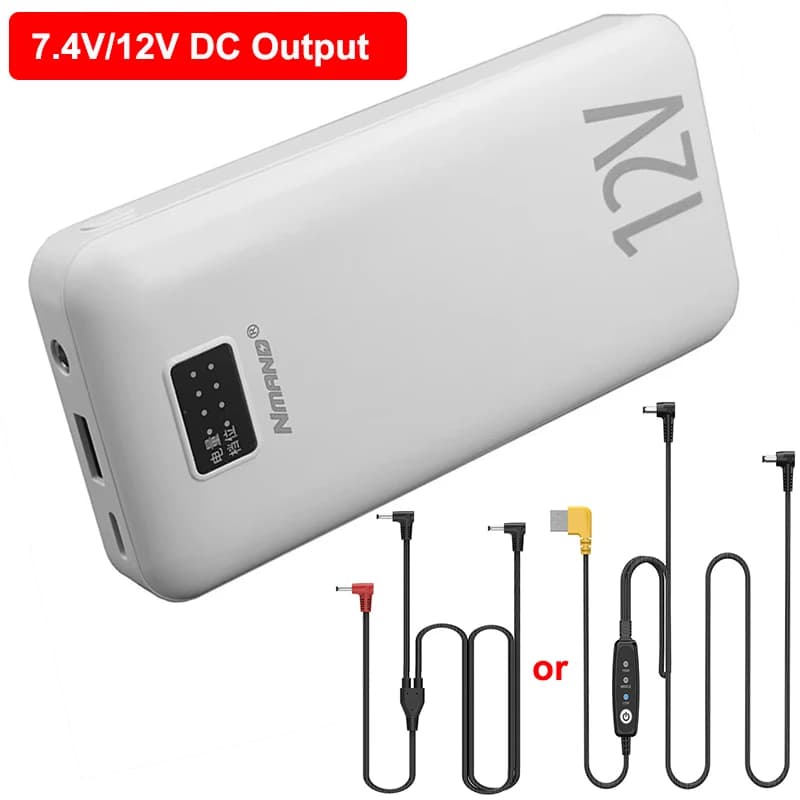 12V DC Powerbank 18000mAh für Beheizte Weste Jacke Powerbank für Xiaomi Mi iPhone Klimatisierte Kleidung Externer Akku