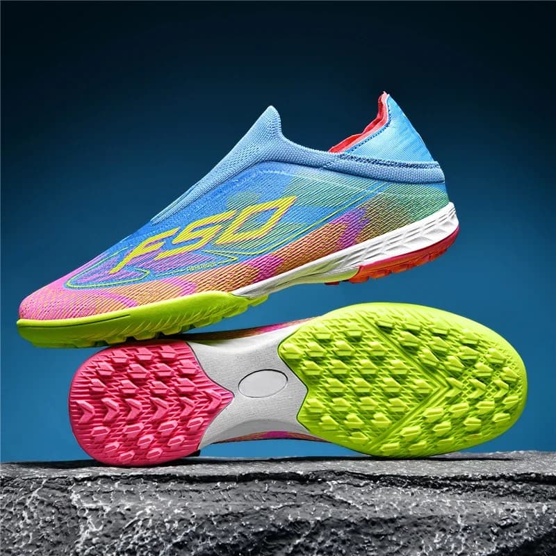 Neue Herren-Fußballschuhe, Gras, für Erwachsene, rutschfest, rutschfest, Fußballschuhe, ultraleicht, Sport, Innenstollen, FG, Turf, Futsal, bequem