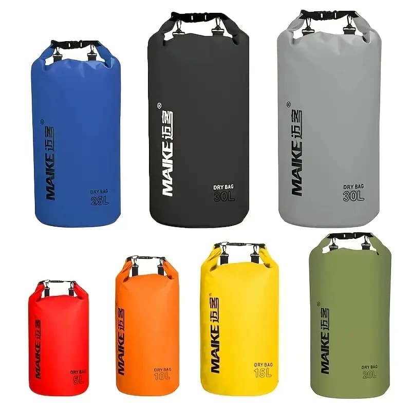 Maike Dry Bags Wasserdichte Tasche für Damen und Herren, 5 l/10 l/15 l, Schwimmen, Rafting, Kajakfahren, Flusstrekking, wasserdichter Packsack