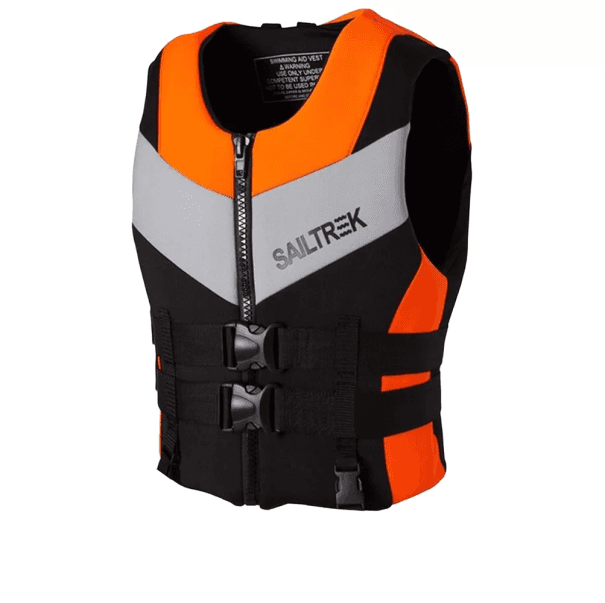 Neopren-Schwimmweste orange S