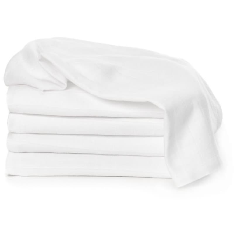 T-TOMI TETRA Cloth Diapers EXCLUSIVE COLLECTION White Stoffwindeln White 70x70 cm 5 St.
