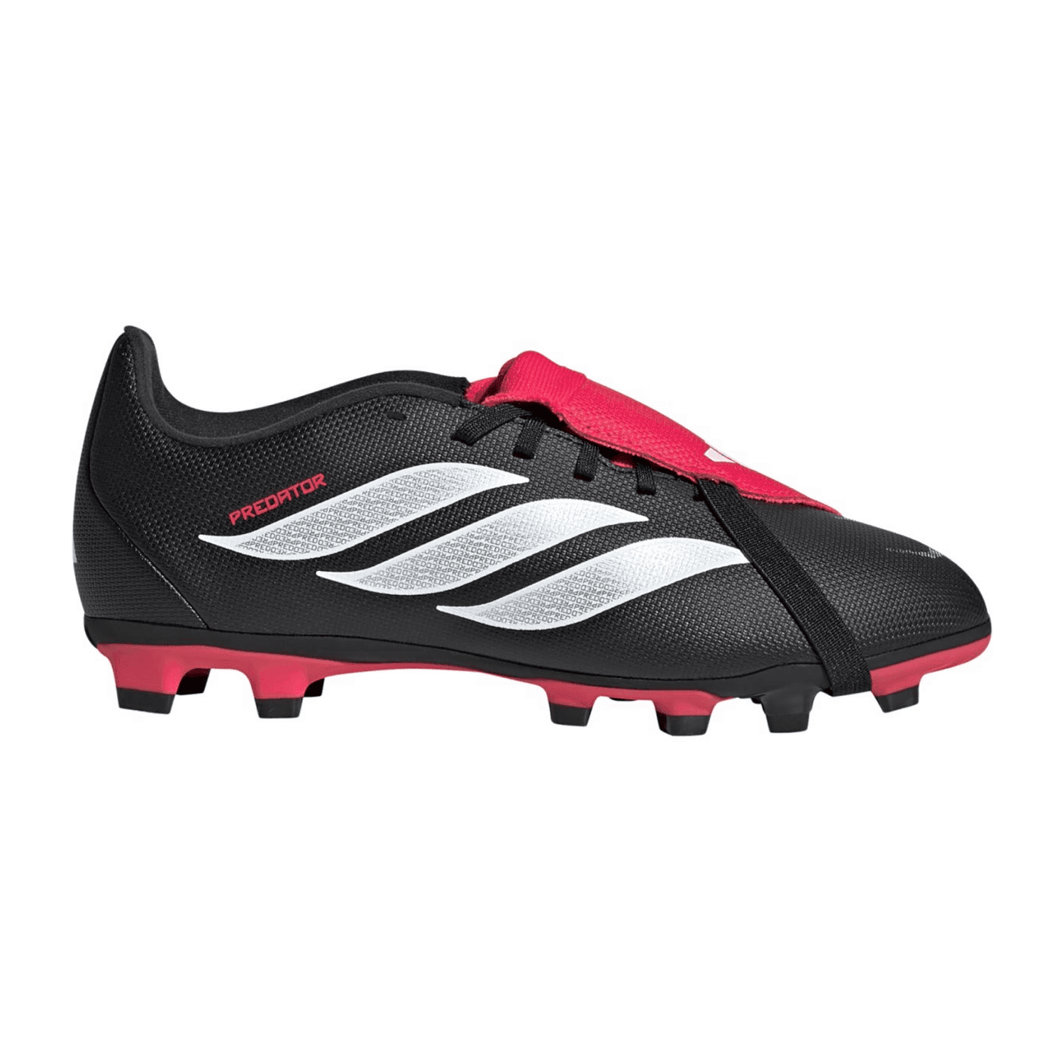 adidas Performance adidas Predator Club Fold-Over Tongue FG/MG Fußballschuhe Kinder KI8895 - core black/cloud white/lucid red 38 für Kinder,