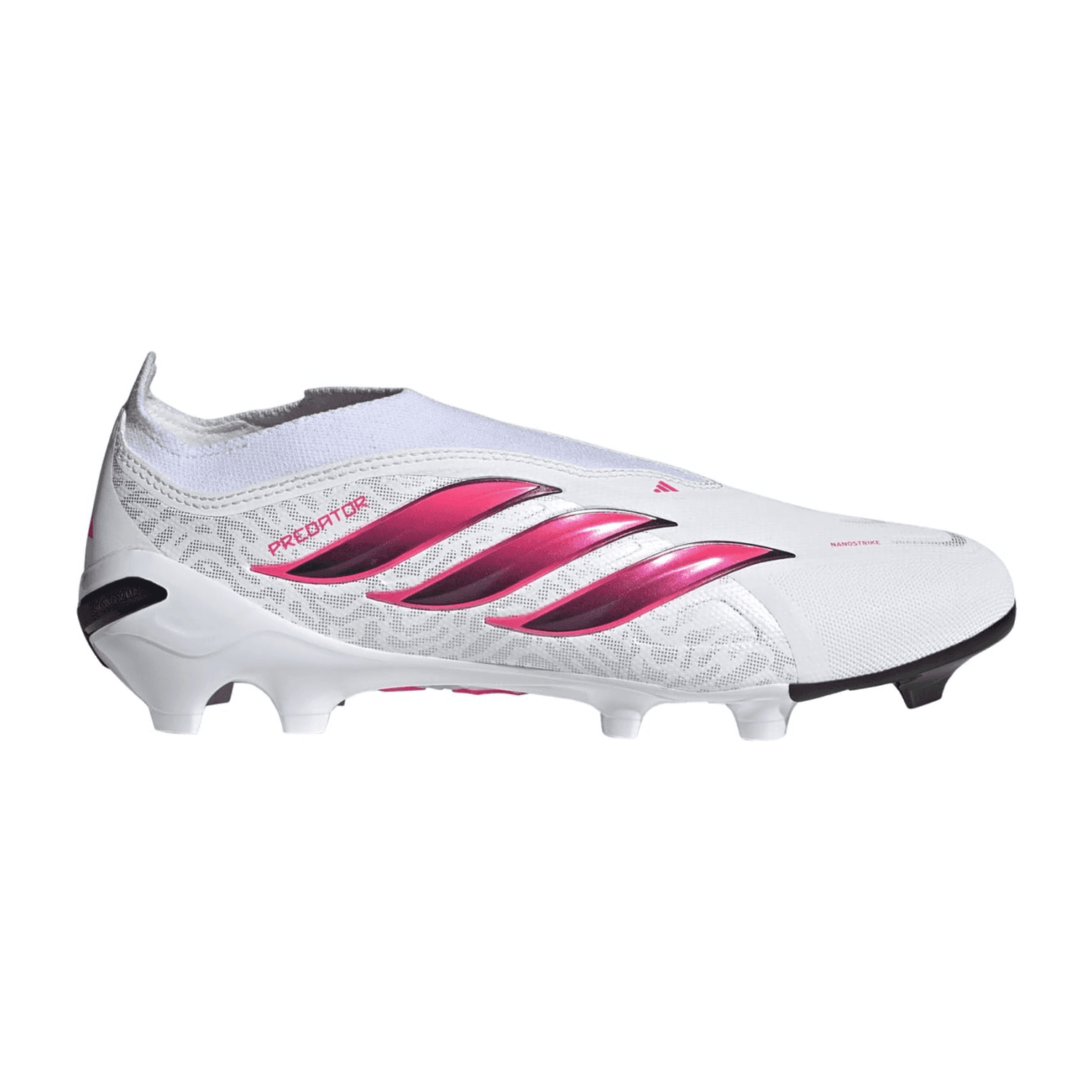 adidas Performance adidas Predator League Laceless FG Fußballschuhe cloud white/solar turbo/core black 44 für Herren, weiß, Größe 45 EU