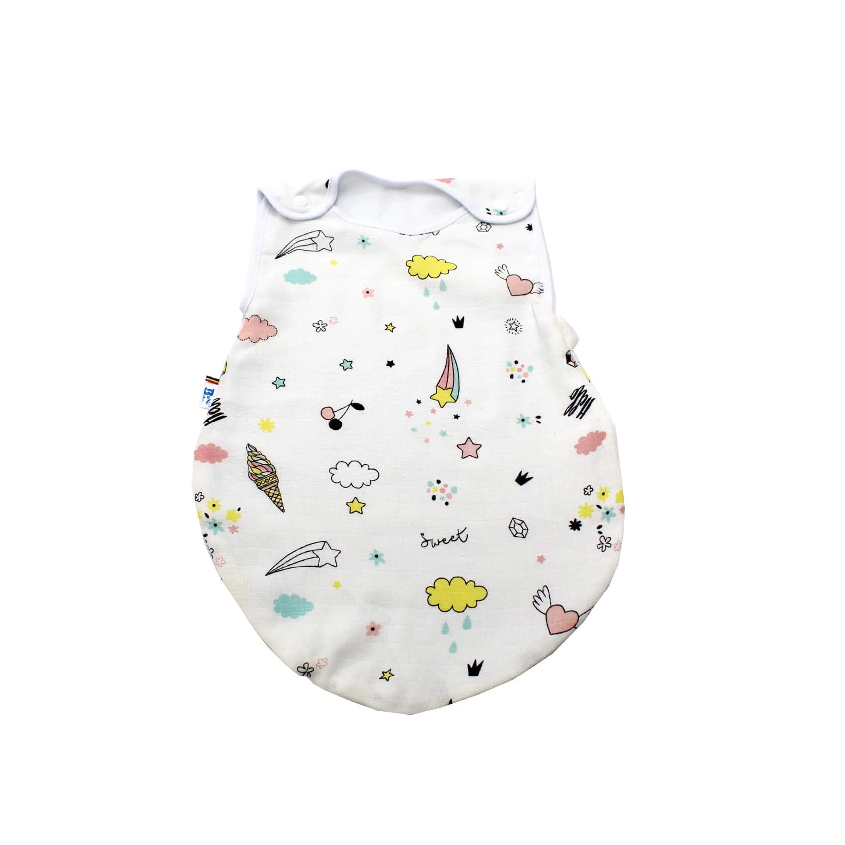 Eiscreme Musselin Schlafsack, 3-6 Monate, Baltic Bebe