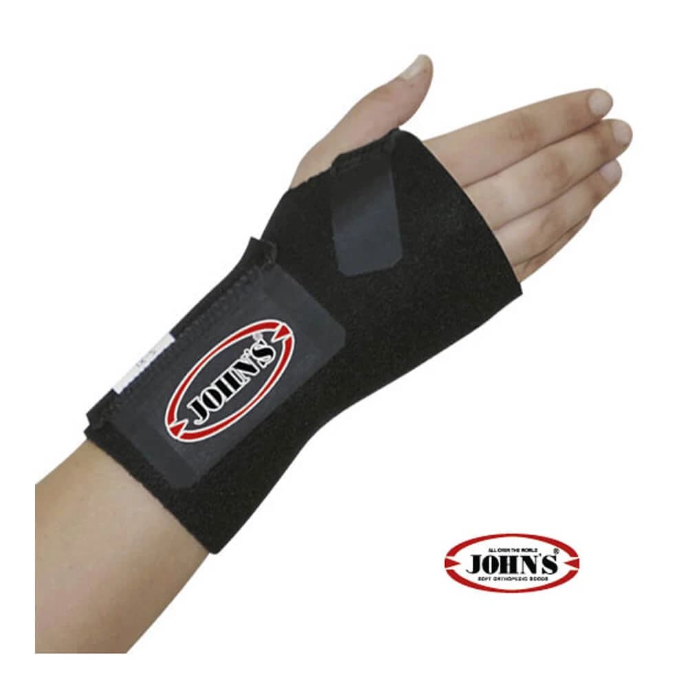 John's Handgelenkschienen Wrap Around Black Line Einheitsgröße für die rechte Hand 120212