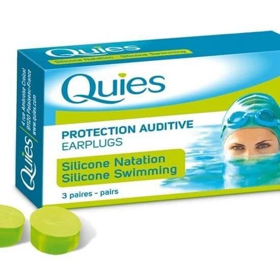 PHARMA Q Quies Silikon-Ohrstöpsel Geeignet für Schwimmer x3