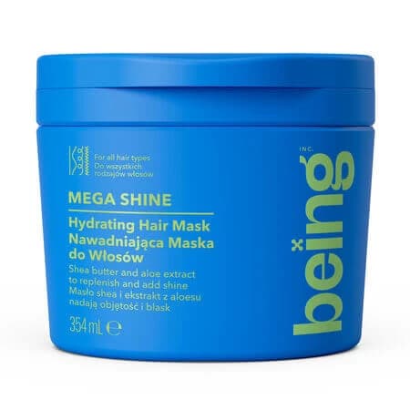Feuchtigkeitsmaske für alle Haartypen, 354 ml, Being