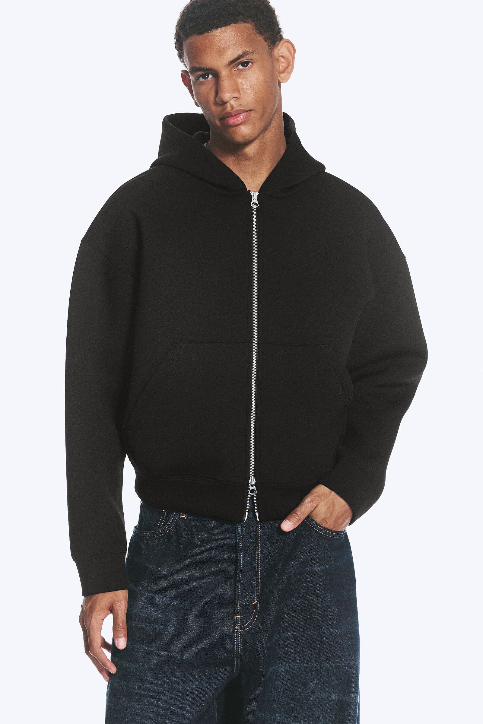Scuba-Kapuzenpullover mit Reißverschluss Simon