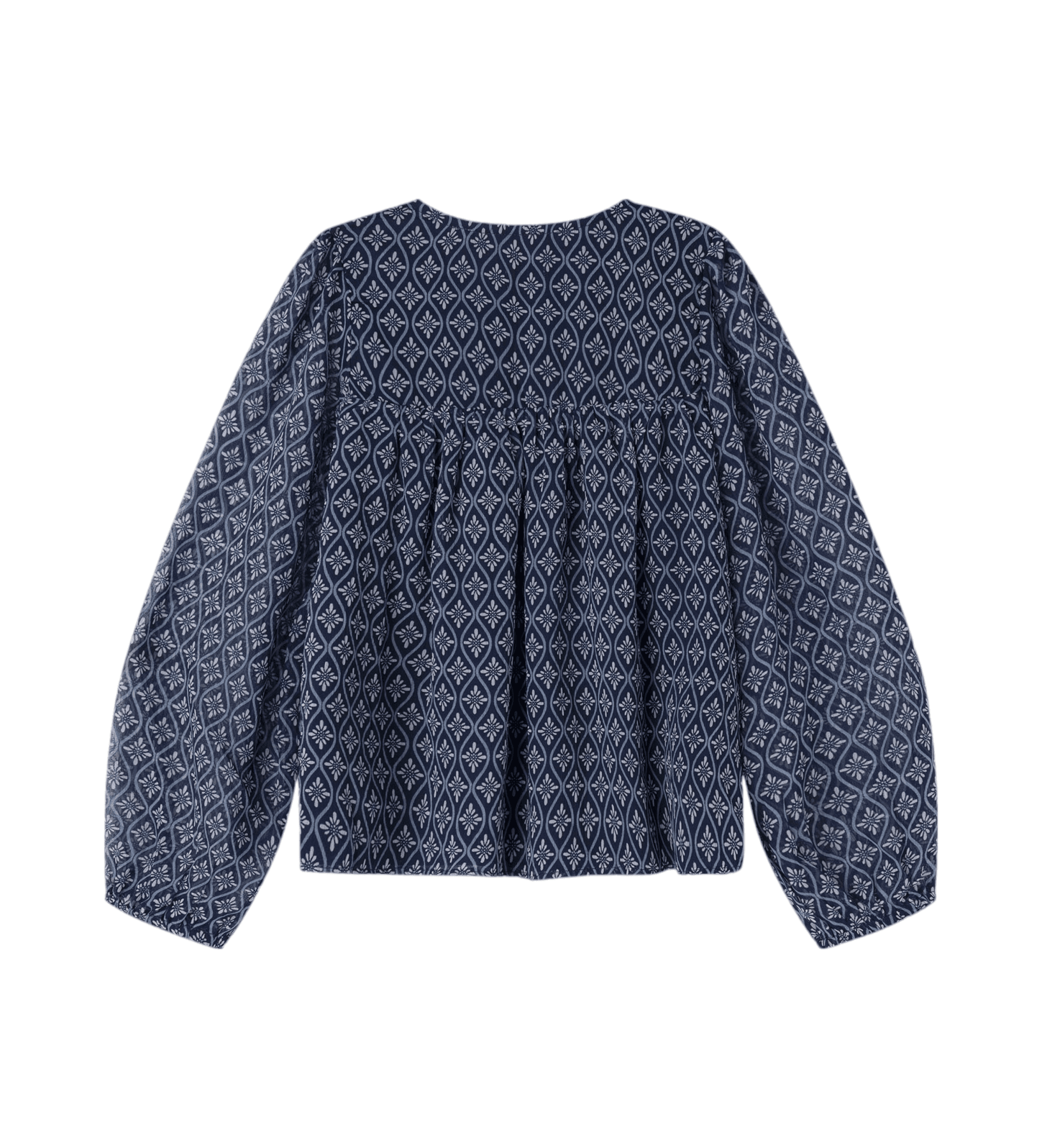 Pepe Jeans für Mädchen. PG301706 Bluse Amelia navy (12años= 152cm), Lässig, Polyester, Langarm, Marine, Kinderbekleidung