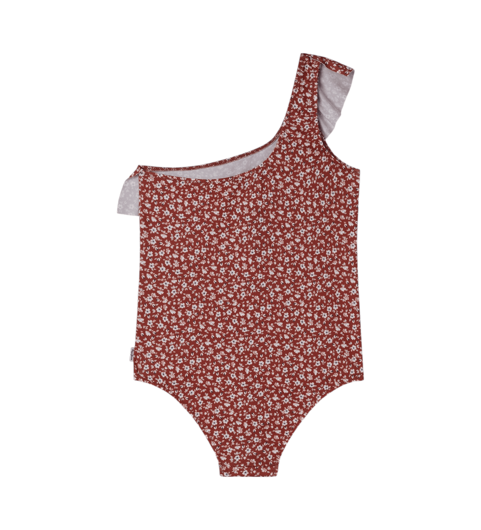 Pepe Jeans für Mädchen. PGB10411 Leichter Badeanzug aus rotem Liberty-Stretchstoff (16años= 176cm), Strandbekleidung, Polyester, Kinderbekle