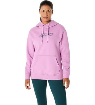 Asics für Damen. 2032C845 Sweatshirt Logo Oth rosa (XS), Lässig, Sportlich, Baumwolle, Multisport