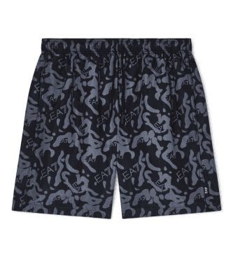 EA7 für Herren. 7M001683_AF21252 WATER SPORTS Shorts mehrfarbig (L), Lässig, Sportlich, Laufen, Sportbekleidung, Multisport, Polyester