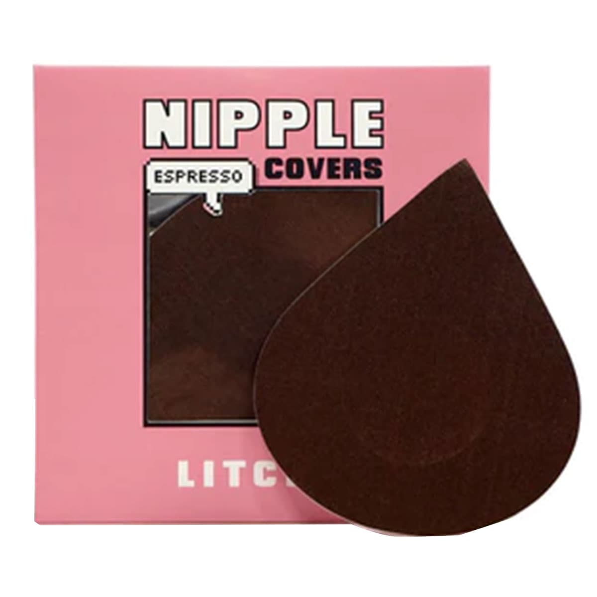 Litchy - Nippelabdeckung - Espresso