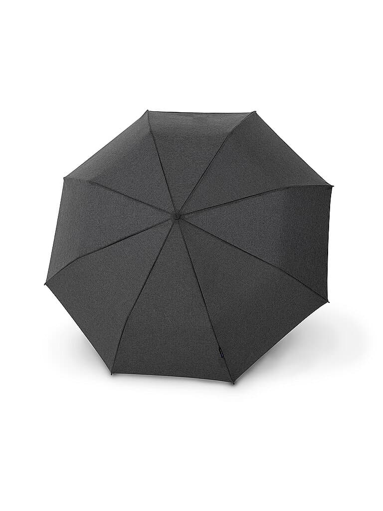 KNIRPS Taschenshirm C.041 CHROM MATT MANUAL schwarz