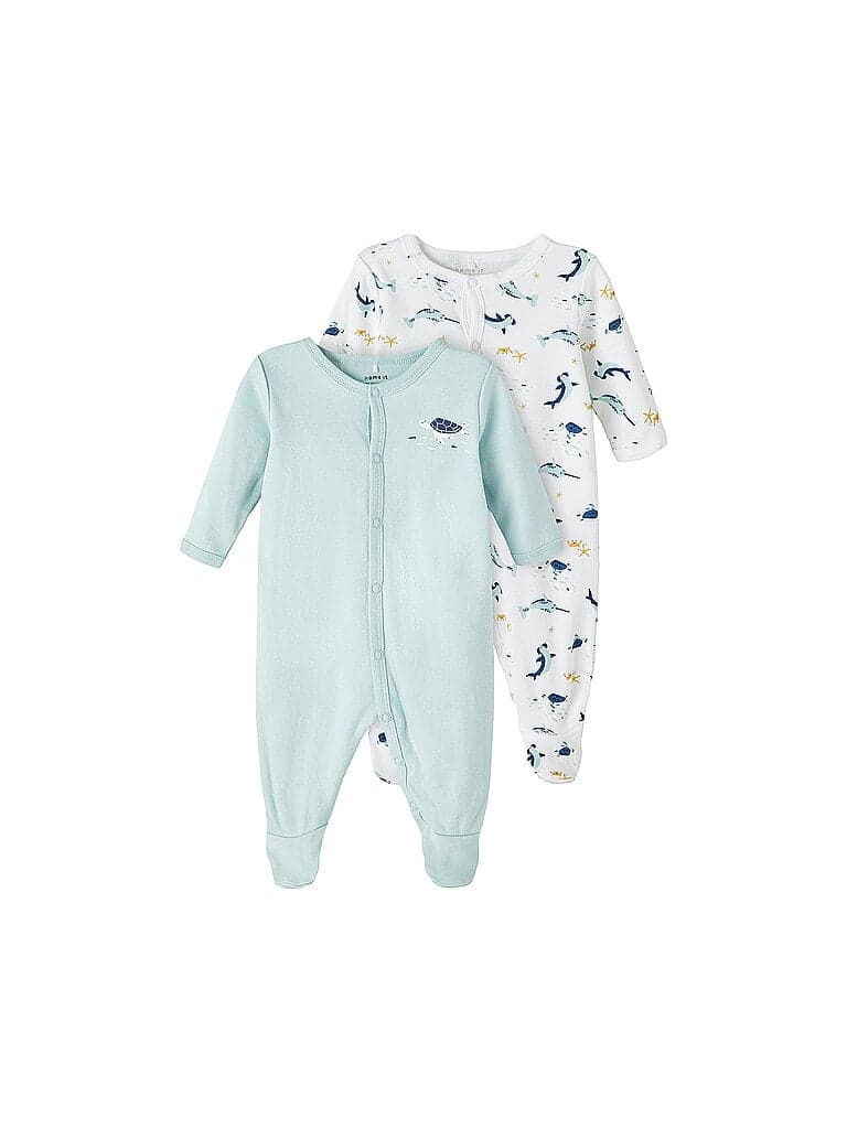 NAME IT Baby Schlafanzug 2-er Pkg. mint | 80