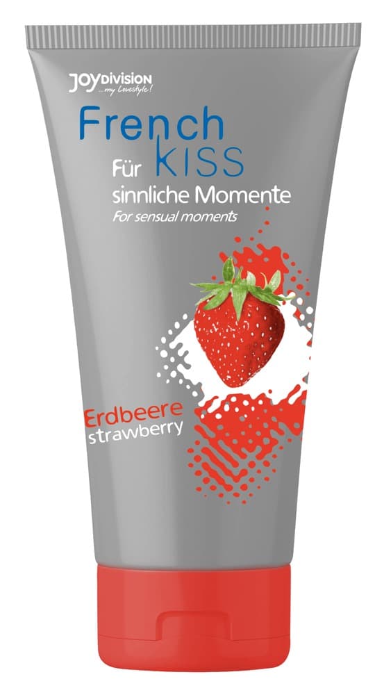 Gleitgel „Frenchkiss Erdbeer“ mit Aroma