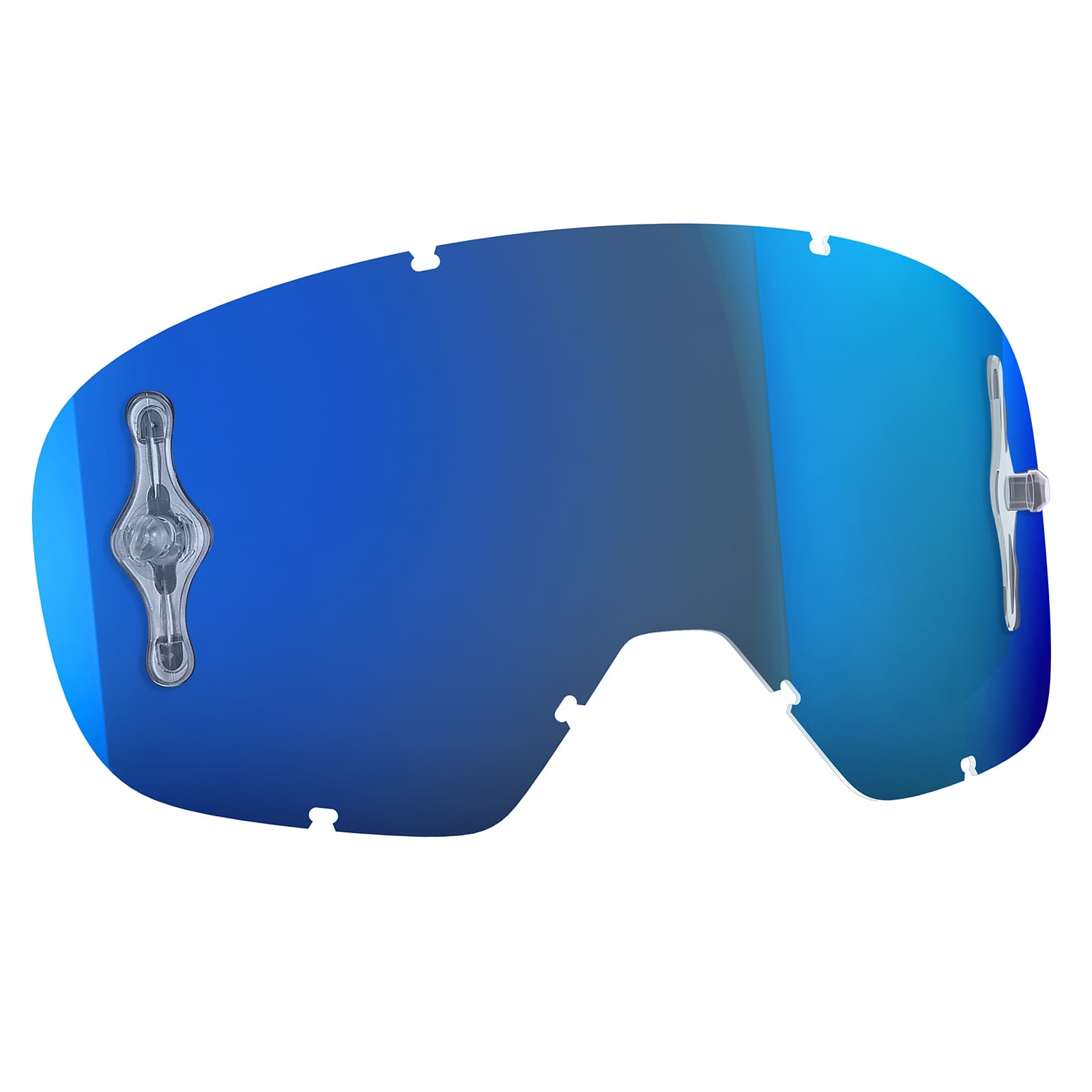 Scott Goggle Single Works Ersatzscheibe für Buzz blau chrom afc
