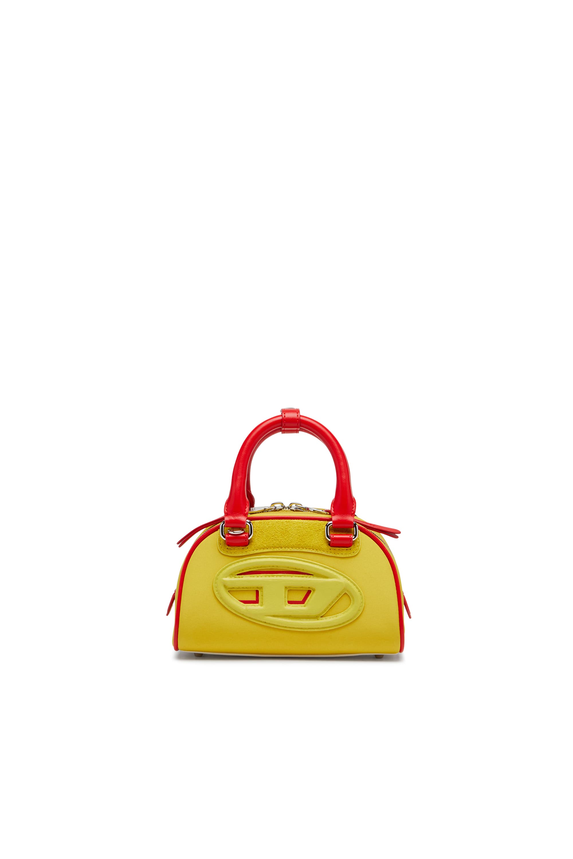 Diesel - 1DR Dome-Colourblock-Kleine-Bowling-Tasche - Schultertaschen - Damen - Gelb