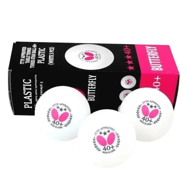 Set mit 3 Tischtennisbällen Trainings-Pingpongbälle Leichter Sportball für Tischtennisplatten Spaß und Übung