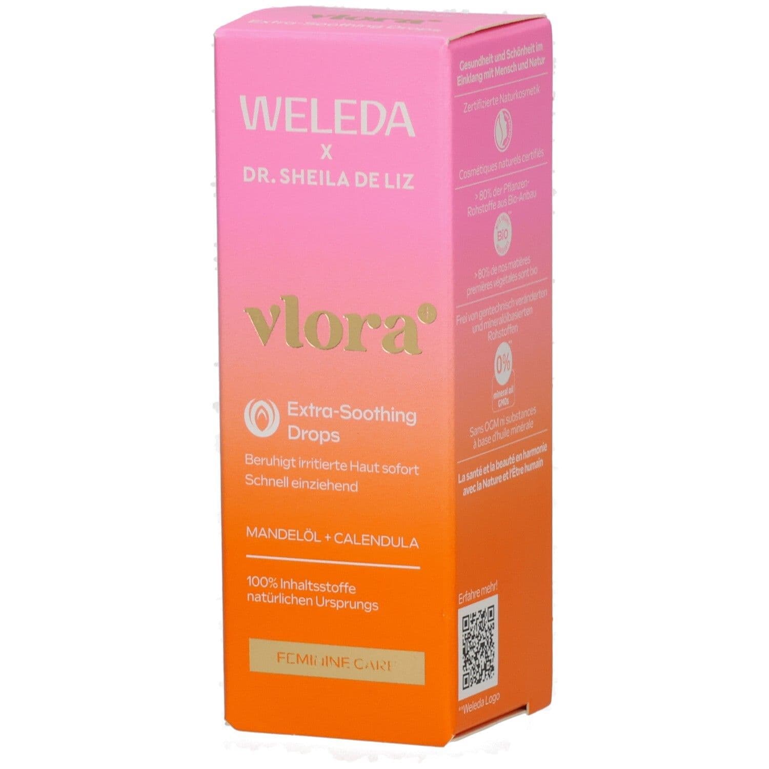 Weleda Vlora+ Extra Soothing Drops bei Juckreiz im äußeren Intimbereich und nach Rasur 30 ml