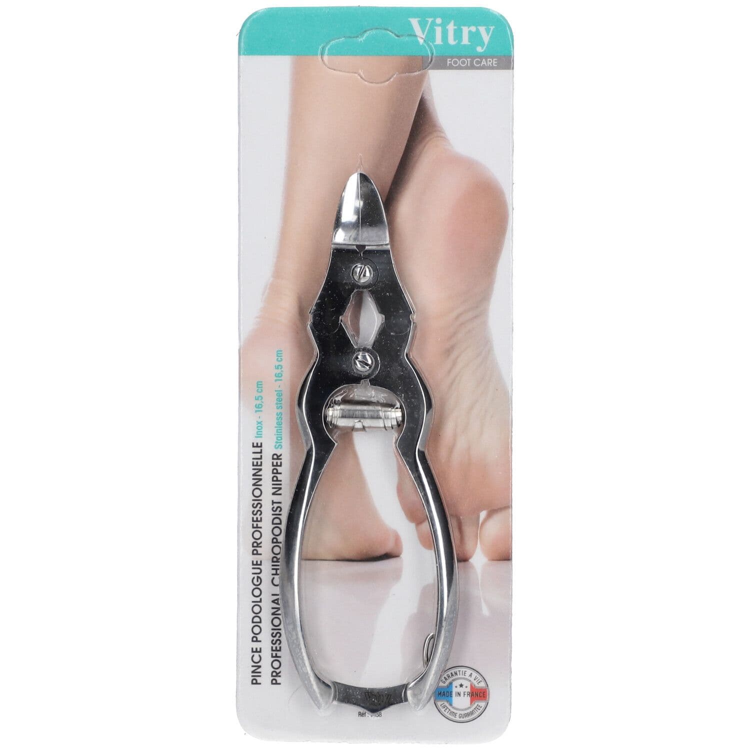 Vitry Classic Nagelzange rostfrei Nagelknipser 1 St silber