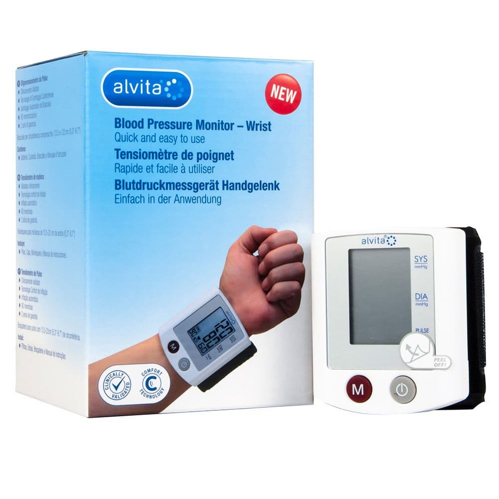 alvita® Handgelenk-Blutdruckmessgerät Gerät 1 St
