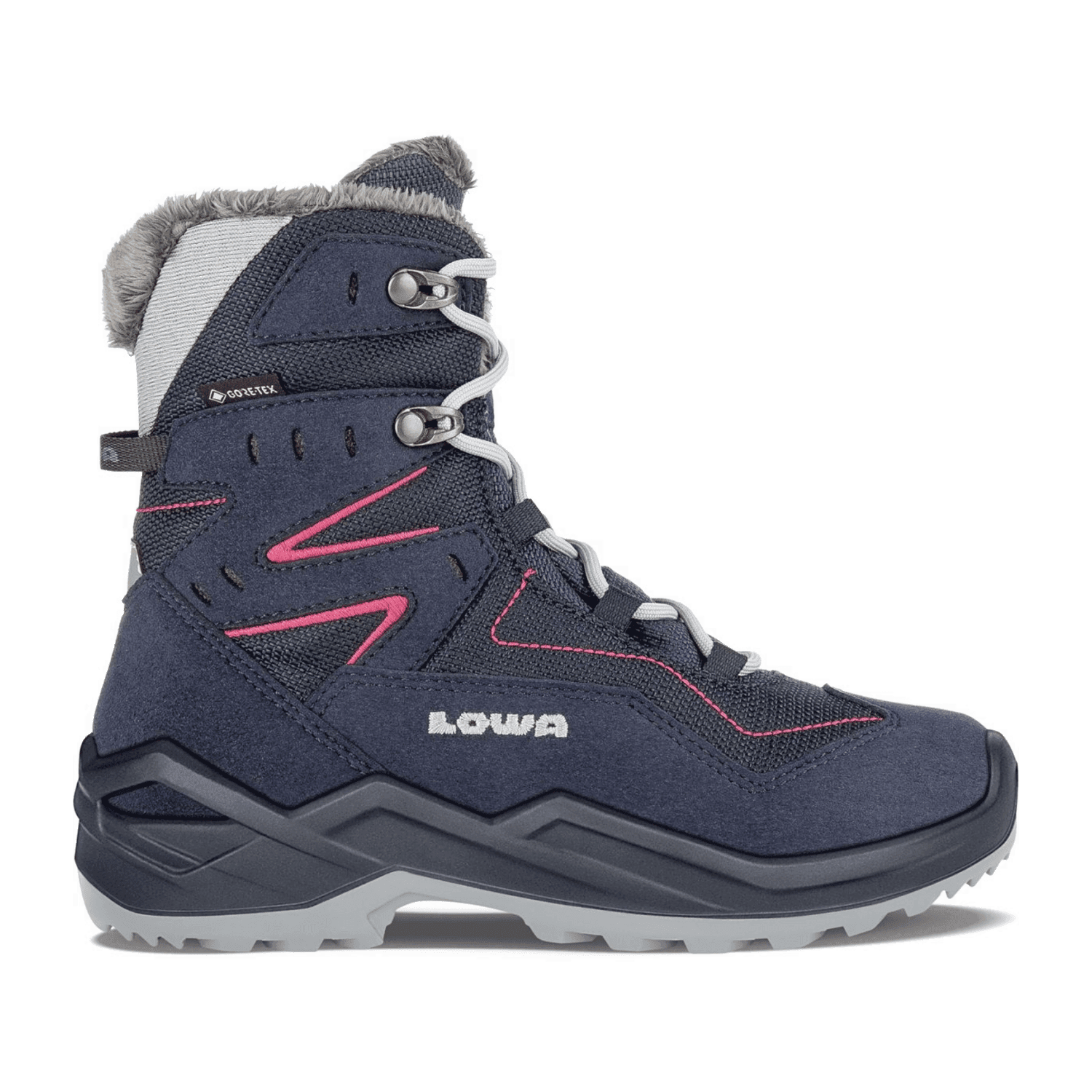 LOWA LINO GTX für Kinder, blau, Größe 26 EU