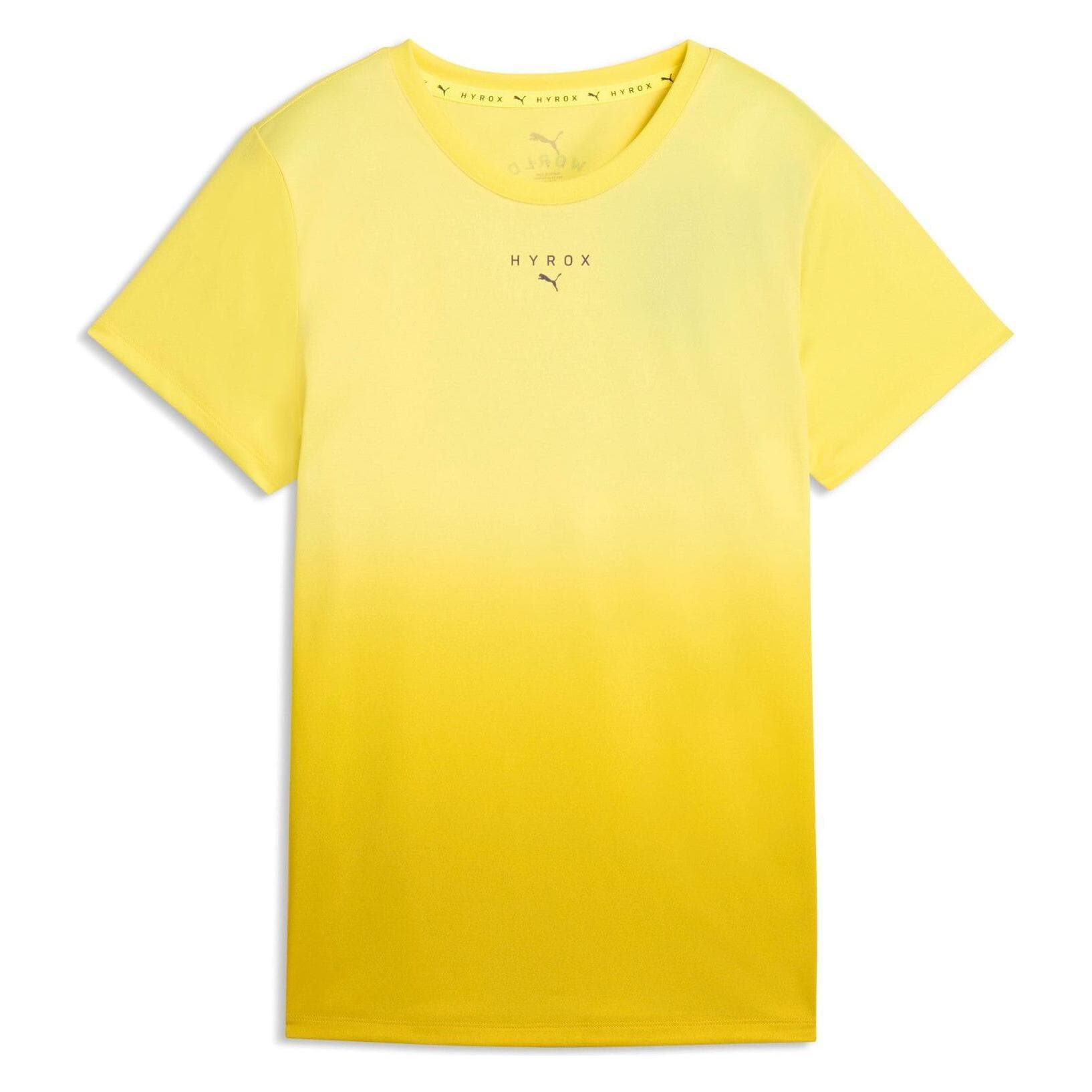 Puma, Damen, Sportshirt, W X Hyrox Poly Graphic Tee (M), Gelb, M