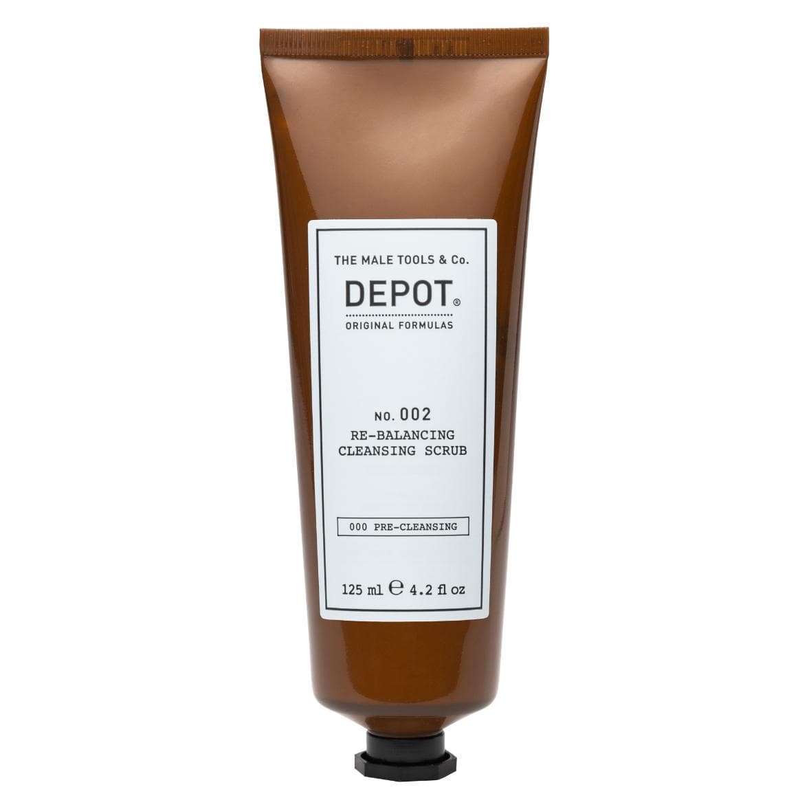 Depot, Kopfhautpflege, No. 002 Re-Balancing, Scalp Scrub, Exfoliates, 10 ml For Men (125 ml)