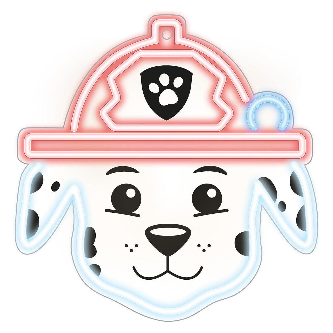 Private, Nachtlicht, Hängende Neon LED Paw Patrol auf Plexiglas - Marshall OW-130646