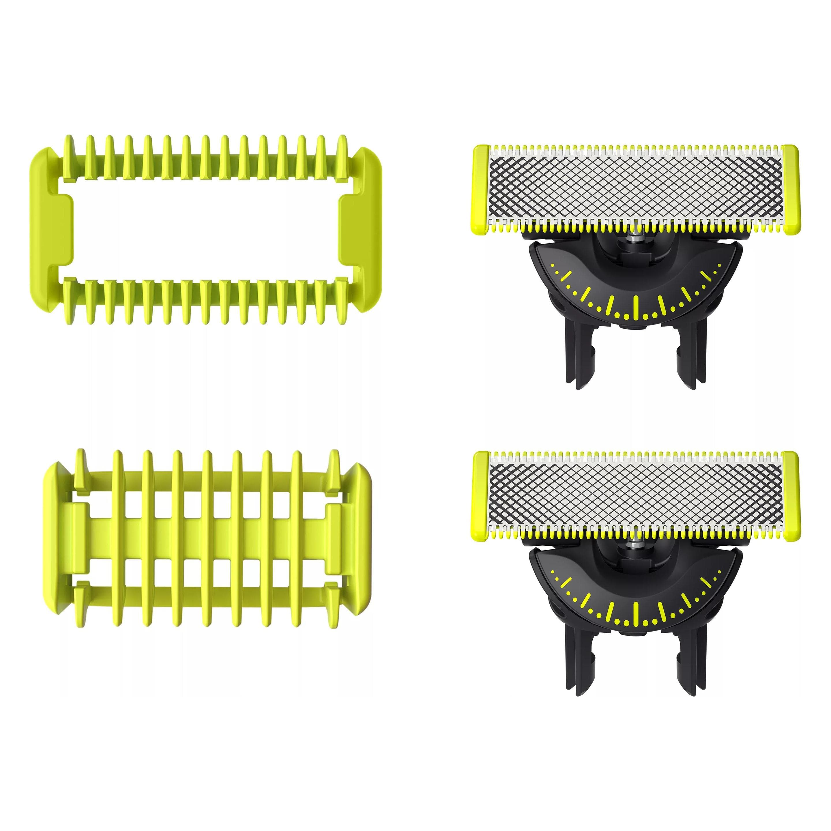 Philips, Zubehör Haarentfernung, OneBlade Face + Body Kit (2x)