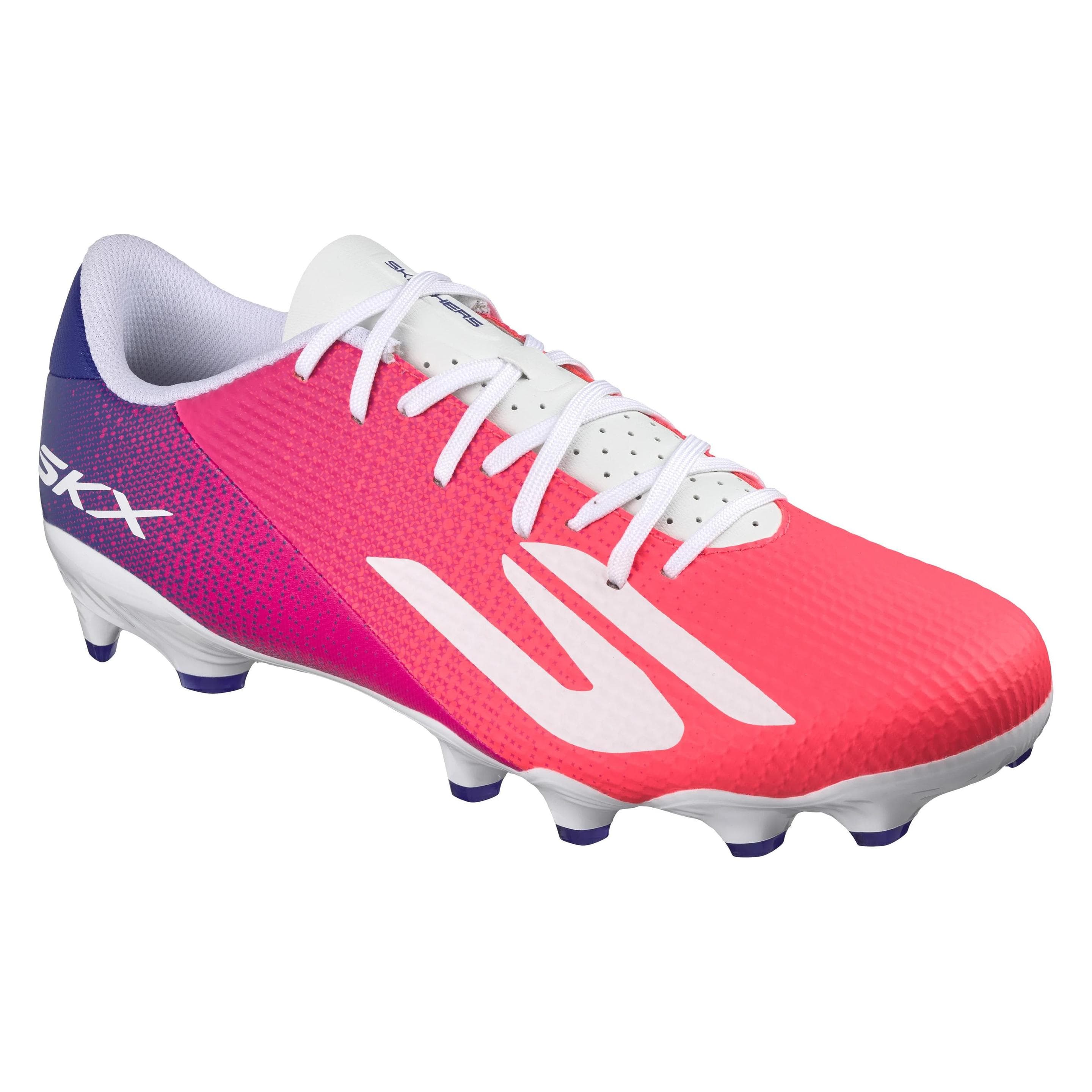 Skechers, Herren, Fussballschuhe, SKX 2 Academ FG Nockeny (44), Blau, Schwarz, Pink, Mehrfarbig