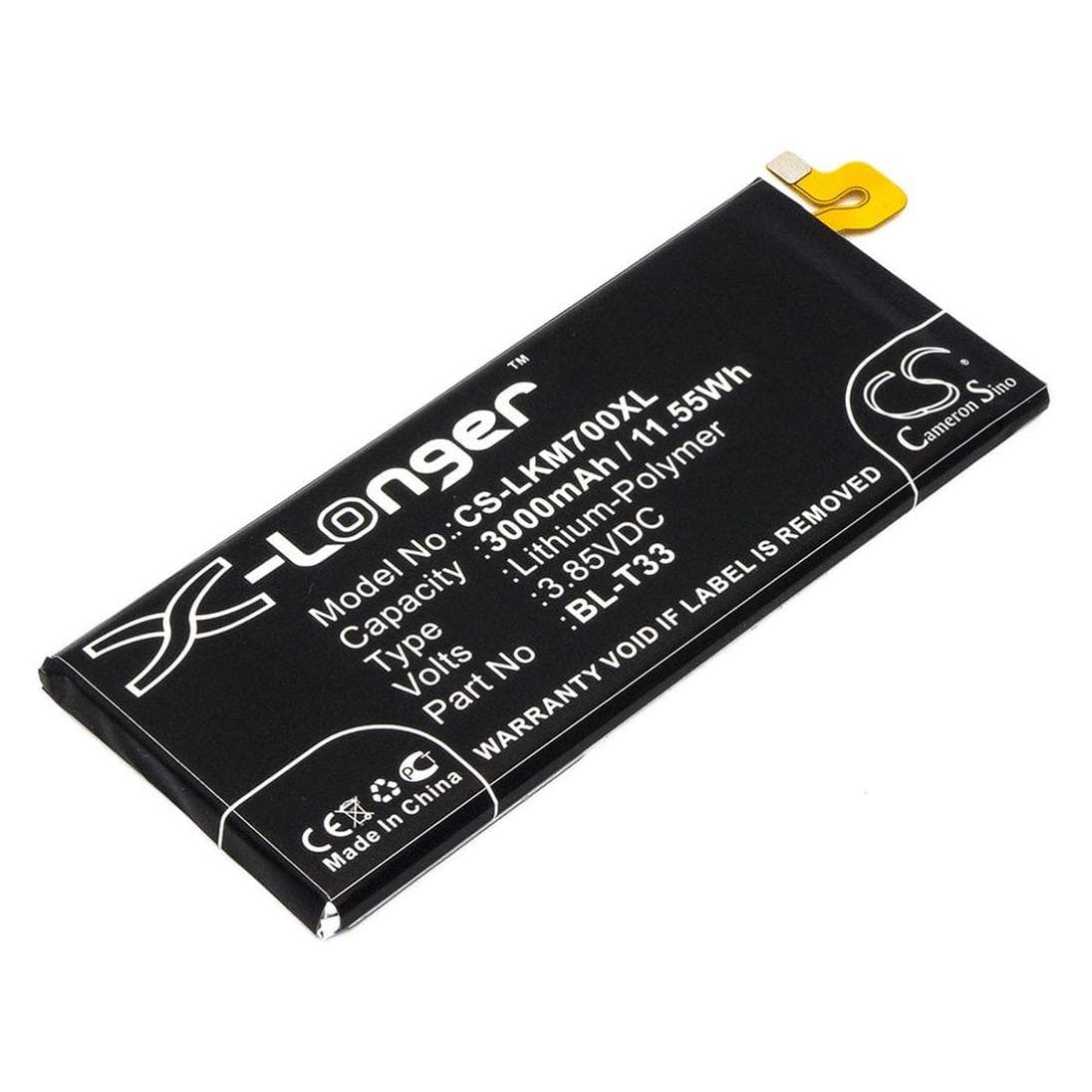 NoName Battery for BL-T33 etc. replacement battery, Batterien + Akkus