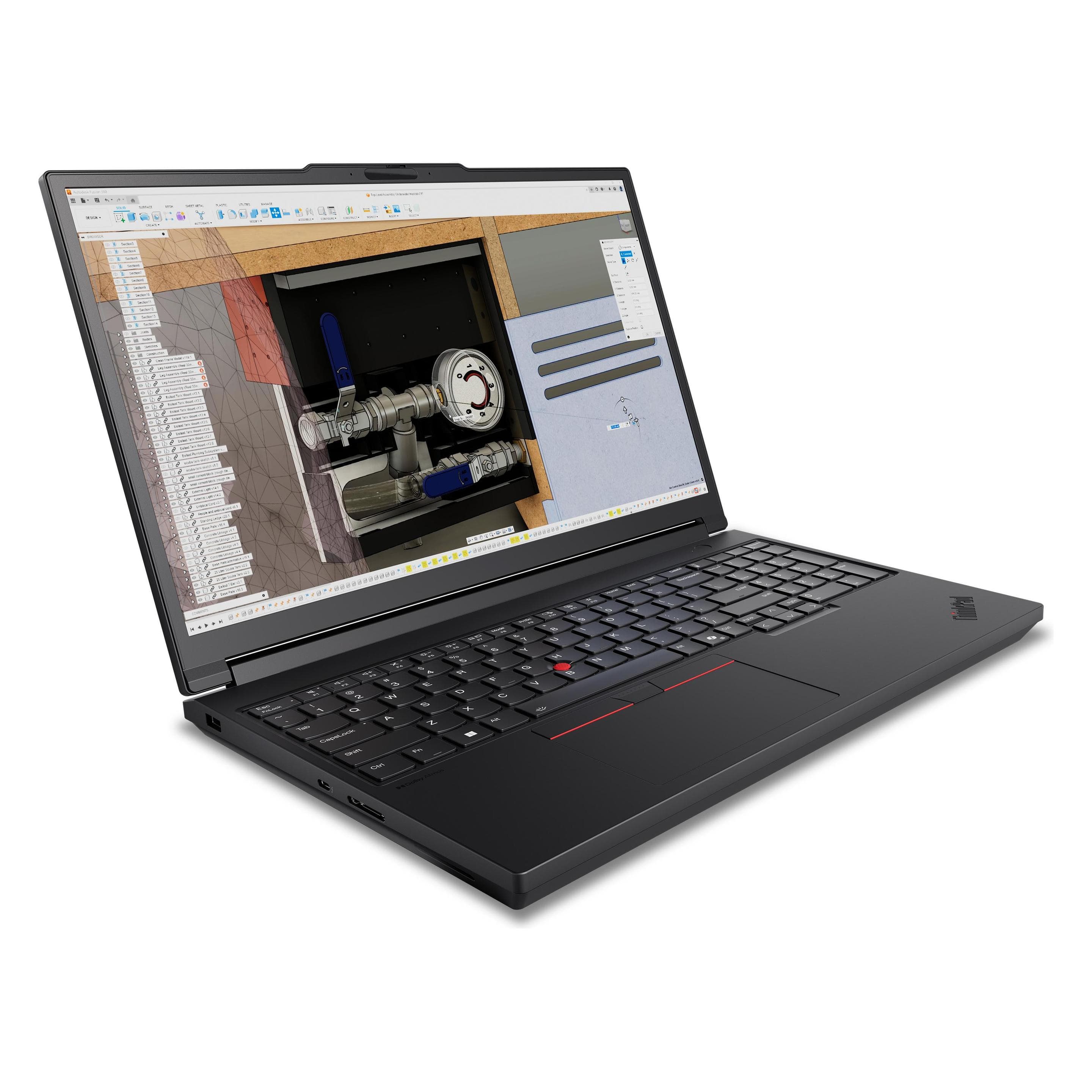 Lenovo ThinkPad T16g Gen 3 (16", 1000 GB, 64 GB, DE, Intel Core Ultra 9 275HX), Notebook, Schwarz