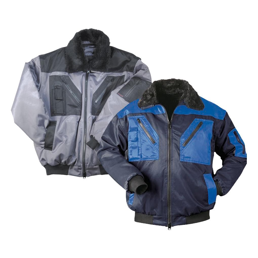Norway, Arbeitsjacke, Ganzjahres Blouson, Farbe grau/ schwarz, Gr. L (L)