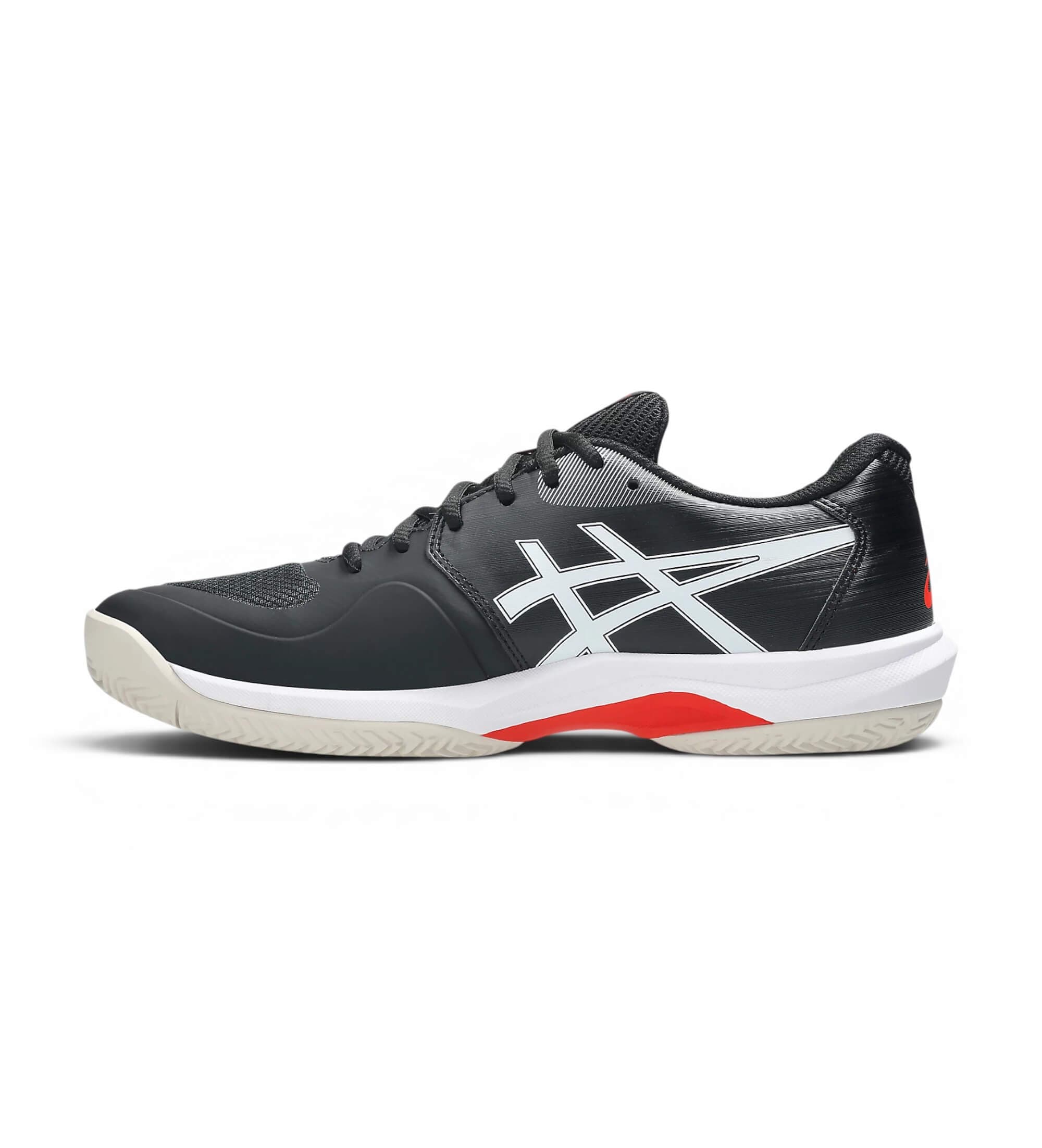 Asics für Herren. 1041A490 Sneaker Game FF Clay/OC schwarz (40.5), Wohnung, Schnürsenkel, Lässig, Sportlich, Tennis/Padel, Multisport, Masch