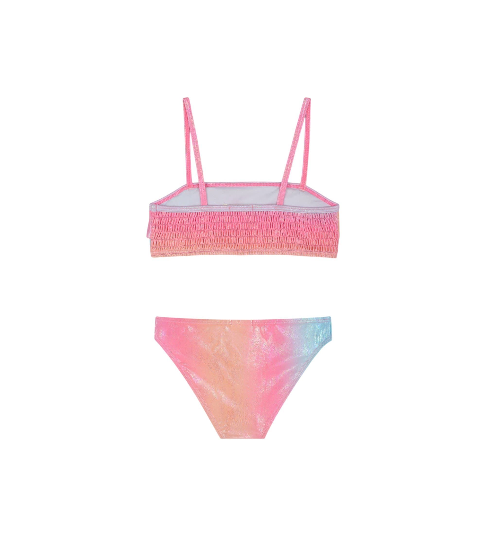 Billieblush für Mädchen. U20915 Rosa Pailletten-Bikini (3Y= 94cm), Strandbekleidung, Polyester, Kinderbekleidung