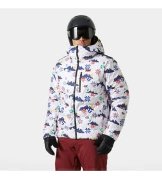 Helly Hansen für Herren. 66043 Jacke Kvitfjell Race Puffy weiß (M), Lässig, Polyester