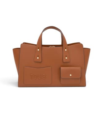 TOUS für Damen. 2002437844 Bowling-Tasche Back to Basics braun (OSFA), Beige, Lässig, Polyurethan